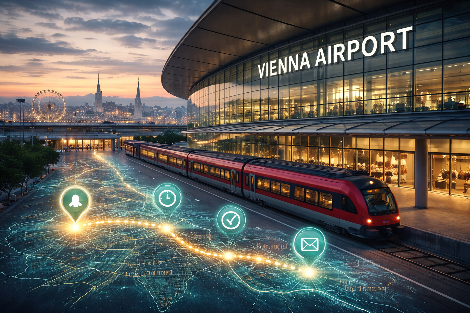 Vienna Airport / corridor concept